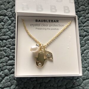 BaubleBar CRYSTAL CLEAR PROTECTION PENDANT